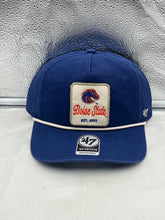 Load image into Gallery viewer, Boise State Broncos NCAA '47 Brand Blue Rope Hitch Adjustable Hat designed for fans and sports enthusiasts. Perfect for showing support for the Boise State Broncos.