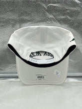 Load image into Gallery viewer, Close-up of the New York Jets NFL '47 Brand White Reversed Script Hitch Snapback Adjustable Hat highlighting the adjustable snapback feature for a comfortable fit.