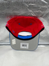 Load image into Gallery viewer, Quebec Nordiques NHL '47 Brand Red Diamond Hitch Adjustable Snapback Hat - Side view highlighting the snapback adjustment feature.