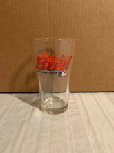 Load image into Gallery viewer, Baltimore Orioles MLB 16oz Pint Budweiser Glass Mug Cup showcasing the iconic Baltimore Orioles Glass design, perfect for game day.