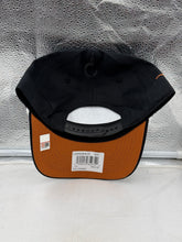 Load image into Gallery viewer, Close-up of the Texas Longhorns NCAA '47 Brand Script Black Rope Hitch Adjustable Snapback Hat featuring the distinguished Texas Longhorns logo.