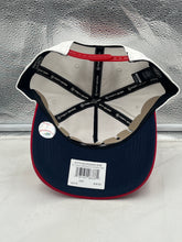 Load image into Gallery viewer, Close-up view of the St. Louis Cardinals MLB '47 Brand White TT Script Hitch Adjustable Snapback Hat featuring an adjustable snapback closure for a comfortable fit.