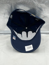 Load image into Gallery viewer, Syracuse Orange NCAA '47 Brand Throwback Navy Clean Up Adjustable Strapback Hat worn outdoors, demonstrating its versatile style for game day or casual outings.