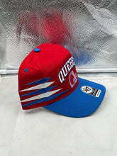 Load image into Gallery viewer, Quebec Nordiques NHL '47 Brand Red Diamond Hitch Adjustable Snapback Hat - Back view displaying the adjustable strap and branding.