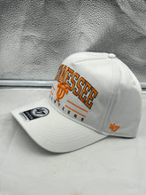 Load image into Gallery viewer, Tennessee Volunteers NCAA '47 Throwback White Hitch Snapback Adjustable Hat displayed on a white background, showcasing its stylish and classic design.