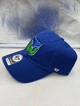 Load image into Gallery viewer, Hartford Whalers NHL '47 Brand Throwback Clean Up Blue Adjustable Hat