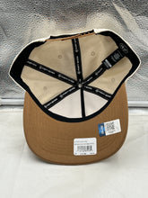 Load image into Gallery viewer, Oregon Ducks NCAA '47 Brand Natural Two Tone Hitch Adjustable Snapback Hat - side view highlighting the high-quality material and comfortable fit for fans.