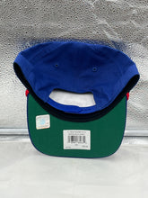 Load image into Gallery viewer, Buffalo Bills NFL '47 Brand Throwback Blue Rope Hitch Snapback Adjustable Hat showcasing vibrant blue color and embroidered logo.