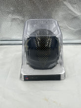 Load image into Gallery viewer, New Orleans Saints NFL Riddell Speed Black Alternate Replica Mini Helmet on a display shelf, perfect for showcasing team spirit and fandom.