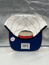 Load image into Gallery viewer, Back view of the Philadelphia Phillies MLB '47 Brand White Script Hitch Adjustable Snapback Hat showcasing the adjustable strap and premium material craftsmanship.