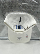 Load image into Gallery viewer, Lifestyle shot featuring a person wearing the Duke Blue Devils NCAA '47 Brand White Clean Up Adjustable Strapback Hat at a game, expressing team spirit.