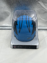 Load image into Gallery viewer, Stylish Carolina Panthers NFL Riddell Speed Blue Rave Alternate Replica Mini Helmet, ideal for display and showcasing team loyalty.