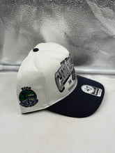 Load image into Gallery viewer, Side angle of the Georgetown Hoyas NCAA '47 Champs Off White TT Hitch Adjustable Snapback Hat, featuring the adjustable snapback closure for a custom fit. Ideal Georgetown Hoyas hat for showing team spirit.