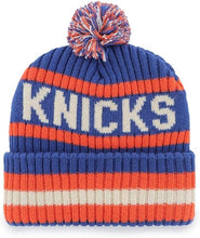 Load image into Gallery viewer, New York Knicks NBA '47 Brand Royal Bering Knit Cuff Cap Beanie - Casey's Sports Store