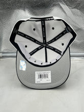 Load image into Gallery viewer, Los Angeles Kings NHL '47 Brand White Diamond Hitch Adjustable Snapback Hat on a model demonstrating fit.