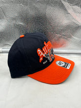 Load image into Gallery viewer, Side view of Auburn Tigers NCAA '47 Brand Blue TT Hitch Script Adjustable Snapback Hat highlighting the structured design and comfortable fit for fans.