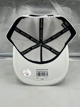 Load image into Gallery viewer, Back view of the Philadelphia Phillies MLB '47 Brand White Roscoe Hitch Adjustable Snapback Hat showing the adjustable strap and sleek white design.