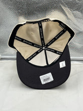 Load image into Gallery viewer, Close-up view of the Boston Celtics NBA '47 Brand Natural Two Tone Hitch Adjustable Snapback Hat highlighting the adjustable snapback feature and durable material.
