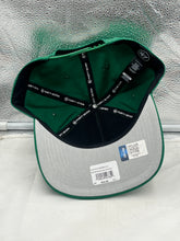 Load image into Gallery viewer, Back view of the Oregon Ducks NCAA '47 Brand Throwback Green Hitch Adjustable Snapback Hat showing the adjustable strap feature.