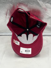 Load image into Gallery viewer, Close-up view of the Indiana Hoosiers NCAA '47 Brand Red Clean Up Adjustable Hat showcasing its stylish design and comfortable adjustable fit.