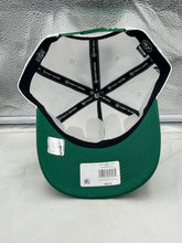 Load image into Gallery viewer, Philadelphia Eagles NFL '47 Throwback White Script Hitch Snapback Adjustable Hat styled with casual outfit for everyday wear.