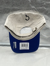 Load image into Gallery viewer, Back view of the Vancouver Canucks NHL '47 Brand Throwback Clean Up Tan Two Tone Adjustable Hat, featuring the adjustable strap and clean-up design.