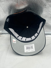 Load image into Gallery viewer, Close-up of Oregon State Beavers NCAA '47 Brand Throwback Black MVP Adjustable Hat highlighting vintage design and breathable fabric ideal for game days or casual outfits.