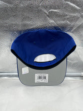 Load image into Gallery viewer, Back view showing the adjustable snapback feature of the New York Giants NFL '47 Brand Blue Hitch Hat ensuring a comfortable fit for all fans.
