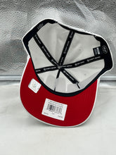 Load image into Gallery viewer, Tampa Bay Buccaneers NFL '47 White Script Hitch Rope Snapback Adjustable Hat styled with casual attire outdoors, highlighting its versatility for fans.