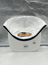 Load image into Gallery viewer, Iowa State Cyclones NCAA '47 Brand White Hitch Adjustable Snapback Hat worn by fan at a game, symbolizing team spirit and loyalty.