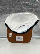 Load image into Gallery viewer, Side view of the Texas Longhorns NCAA '47 Brand White Script Rope Hitch Adjustable Hat, highlighting the stylish script font and adjustable strap feature.