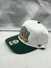 Load image into Gallery viewer, Different angles of the Michigan State Spartans NCAA '47 Champs White Hitch Adjustable Snapback Hat featuring adjustable fit for fan comfort.