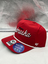 Load image into Gallery viewer, Nebraska Cornhuskers NCAA '47 Red Script Rope Hitch Adjustable Snapback Hat - Casey's Sports Store