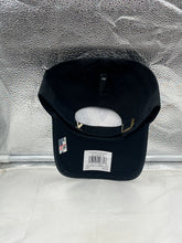 Load image into Gallery viewer, Close-up view of the Vanderbilt Commodores NCAA '47 Brand Black Clean Up Adjustable Strapback Hat, featuring the adjustable strap for a perfect fit.