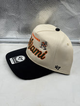 Load image into Gallery viewer, Adjustable snapback closure of the Miami Hurricanes '47 Brand Natural TT Hitch Hat ensuring a comfortable fit for all sizes.