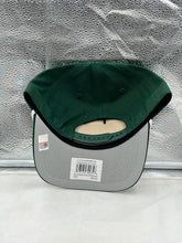 Load image into Gallery viewer, Person wearing the Michigan State Spartans NCAA '47 Brand Green Hitch Adjustable Snapback Hat during a game, illustrating how to express team spirit with style.