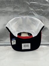 Load image into Gallery viewer, Georgia Bulldogs NCAA '47 Throwback Red Rope Trucker Adjustable Snapback Hat displayed on a mannequin with bright red color and vintage logo.