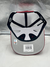 Load image into Gallery viewer, Oklahoma Sooners NCAA '47 Brand Red Mesh Trucker Rope Adjustable Snapback Hat showcasing durability and premium materials for long-lasting wear.