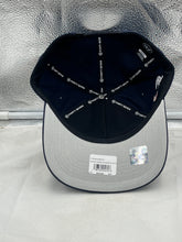 Load image into Gallery viewer, Side view of the Houston Texans NFL '47 Brand Navy Reversed Script Hitch Snapback Adjustable Hat featuring the adjustable snapback design.
