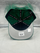 Load image into Gallery viewer, Back view of the Philadelphia Eagles NFL '47 Brand Throwback Green Hitch Snapback Adjustable Hat focusing on the adjustable snap closure for customizable fit.