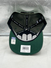 Load image into Gallery viewer, Miami Hurricanes NCAA '47 Brand Green Hitch Adjustable Snapback Hat showcasing vibrant green color and bold logo, perfect for dedicated fans.