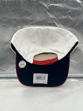 Load image into Gallery viewer, Lifestyle shot featuring fans wearing the St. Louis Cardinals MLB '47 Brand White TT Script Hitch Adjustable Snapback Hat at the ballpark, demonstrating team pride and comfort.