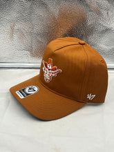 Load image into Gallery viewer, Texas Longhorns NCAA '47 Brand Throwback Orange Hitch Snapback Adjustable Hat showcasing its vibrant orange color and classic throwback design.
