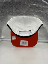 Load image into Gallery viewer, Close-up of the Chicago Bears NFL '47 Brand White Roscoe Hitch Rope Snapback Adjustable Hat design featuring unique rope detail, embodying a trendy look for a Chicago Bears hat.