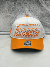 Load image into Gallery viewer, Tennessee Volunteers NCAA '47 Throwback White Hitch Snapback Adjustable Hat, showcasing iconic logo, perfect for game day and casual wear.