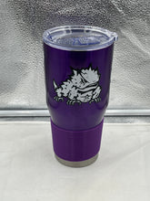 Load image into Gallery viewer, TCU Horned Frogs NCAA Purple 30oz Tumbler Cup Mug showcasing the vibrant team logo from Logo Brands for dedicated Texas Christian University fans.