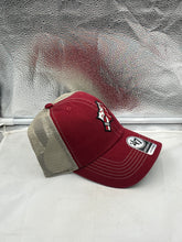 Load image into Gallery viewer, Adjustable strap detail of the Florida State Seminoles FSU NCAA '47 Brand Red Mesh Clean Up Adjustable Hat for a perfect fit.