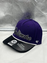 Load image into Gallery viewer, Baltimore Ravens NFL '47 Brand Purple Script MVP DV Adjustable Snapback Hat - Casey's Sports Store