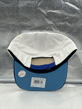 Load image into Gallery viewer, Back view of the Kansas City Royals MLB '47 Brand White TT Script Hitch Adjustable Snapback Hat showing the adjustable strap and premium quality material.