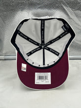 Load image into Gallery viewer, Close-up of the Florida State Seminoles FSU NCAA '47 White Rope Script Hitch Adjustable Hat material showcasing its durable fabric and quality craftsmanship.